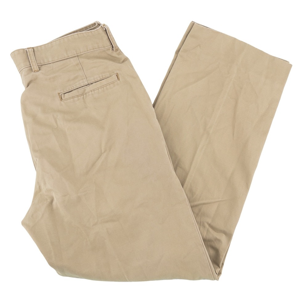 Bills Khakis Mens 34x30 Parker Pant Tan Cotton Flat Front Chino USA Made Preppy